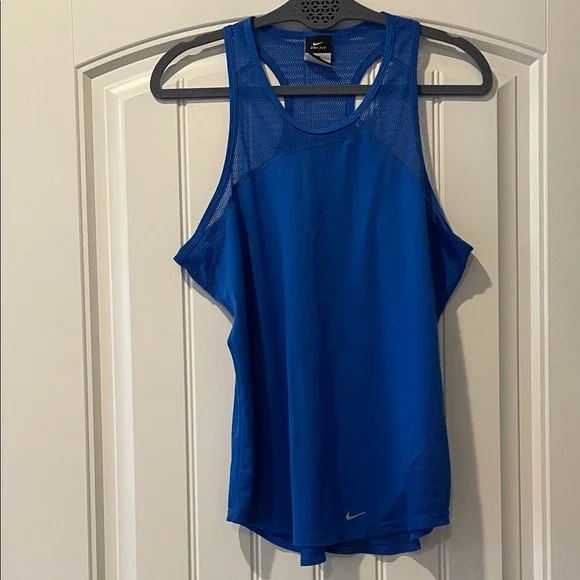 Nike Women's‎ Blue Dri Fit Tank Top XL - Picture 2 of 7